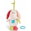NICI MFN plyš Zajačik na zavesenie s hracím strojčekom, 18cm