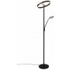 TRIO 449510232 WILLIS stojacia lampa V1800mm SMD LED 39W/4600lm, 5,5W/550lm 2700+3200+4000K čierna matná