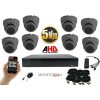 Monitorrs Security AHD 8 kamerový set 5 MPix GDome (6044K8) (Monitorrs Security)