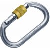 Karabína Singing Rock Oval Steel Connector K4241ZO05 strieborná