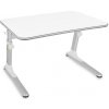 Mayer rastúci detský stôl Junior 90x63 cm biely, kostra strieborná