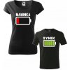 Tričká Maminka / Synek (CZ) (Rodinné tričká s potlačou sú vždy dobrý darček, nápisom, pre, rodinu, mama, otec)