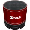 Repro C-TECH SPK-08R, bluetooth, červený SPK-08R