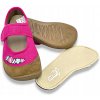 3F Detské papuče na suchý zips ružové, veľkosť 32
