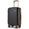 Kono 2486 Kufr spinner 55cm Černý ABS/Polykarbonát