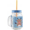 Perfect Home Pohár so slamkou SOB 13288 450 ml