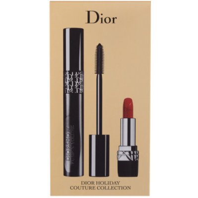 Christian Dior Diorshow Pump´N´Volume darčeková kazeta riasenka 6 g + rúž  Mini Rouge 999 1,5 g 090 Black Pump darčeková sada od 33,44 € - Heureka.sk