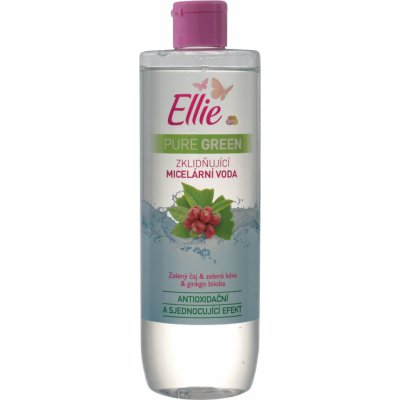 Ellie Pure Green upokojujúca micelána voda 400 ml