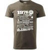 1976 v kocke - Klasické pánske tričko vyššej gramáže - S ( Army )