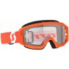 Okuliare SCOTT Primal Clear oranžovo-biele / číre