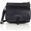 MARCO MAZZINI Kožená crossbody kabelka | čierna vs50a