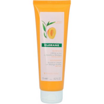 Klorane Mangue bezoplachový krém pre výživu a hydratáciu (Leave-in Cream with Mango Butter) 125 ml