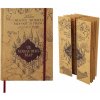Cinereplicas Zápisník Harry Potter Záškodnícka mapa s mapou A5