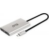club3D Thunderbolt ™ 3 adaptér [1x Thunderbolt ™ trojzástrčka USB-C® - 2x zásuvka DisplayPort] CSV-1586; CSV-1586