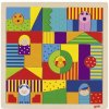 Goki Goki Drevené Puzzle Domčeky 43ks