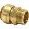 Push-fit prechod vonkajší závit 18 mm x 3/4