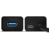 AXAGON HUE-S2BL 4x USB3.0 Charging Hub 1.2m Cable, MicroUSB Charging