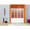 Aquatek ROYAL V4 vaňová zástena 170/140, rám biely, sklo krilex voda (17) AQ ROYALV4BI17017