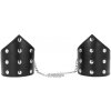 Kink - Black Point Style Wristbands With Chain Adjustable 17-23 cm X 8.5 cm