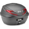B360N2 kufr GIVI černý (Monolock s vlastní plotnou) s červenými odrazkami, objem 36 ltr.