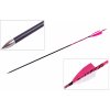 GoodGoods ružová zebra karbónový šíp do luku 28