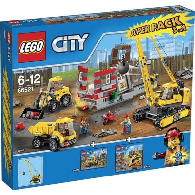 LEGO® City 66521 Veľká sada Demolačné práce 3v1 od 123 € - Heureka.sk