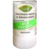 Bion Cosmetics Bio Natural Deo Krystal antiperspirant dezodorant kolíček unisex 120 g kamenec má mnoho využití: po holení, uštipnutie hmyzom, proti poteniu, popáleniu pokožky, zastavuje krvácanie