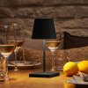 Sigor LED dobíjacia stolná lampa Nuindie mini, USB-C, čierna, IP54, stmiev. - 4547001