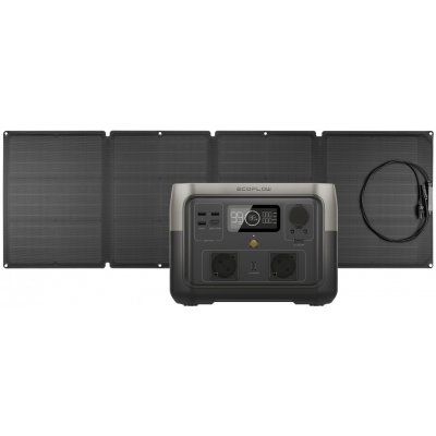 EcoFlow RIVER 2 Max EU + solarný panel 110W 1ECOR623SP110