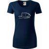 Dnes to nedávam - Dámske tričko z organickej bavlny Origin (GOTS) - 2XL ( Tmavomodrá (takmer čierna) )