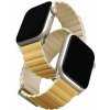 Remienok Uniq Revix Premium Edition Reversible Magnetic remienok pre Apple Watch 49/45/44/42mm žltý/béžový (UNIQ-45MM-REVPCYELIVY)