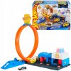 HOT WHEELS CITY POLICAJNÁ STANICA PRETEKÁRSKA DRÁHA S OČKOM + POLICAJNÉ AUTO 1:64