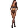 Livco Corsetti Fashion Faxandra LC90742 čierne sieťované pančuchy
