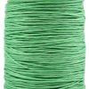 Pro Háčkování Bavlněná voskovaná šňůrka mintová 5 m