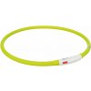 Flash USB svietiaci obojok XS-XL 70 cm / 10 mm, zelený (RP 0,08 €)