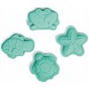 BIGJIGS silikónová formička na piesok Eggshell Green