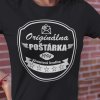 Tričko s potlačou ORIGINÁLNA POŠTÁRKA Pánsky Čierna L