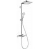 Hansgrohe Crometta E - Showerpipe 240 1jet EcoSmart 9 l/min s termostatom, chróm 27281000