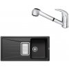 SET137 - Gránitový drez Blanco Sona 6 S antracit + Kuchynská batéria Rosan King J385001 chróm