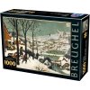 D-Toys - Puzzle Pieter Bruegel: Lovci na snehu - 1000 dielov