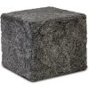 INTERMEDIC SK Mini taburetka Premium – kučeravá vlna, 40x35x40 cm Farba: Popol