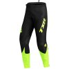 Detské motokrosové nohavice TXR Pulse čierno-fluo žlté Veľkosť: 8-9