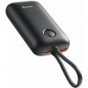 Swissten Voltbox 35W 10000 mAh s integrovanými kabely USB-C a Lightning černá (22013936)