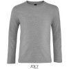 Sol's detské tričko s dlhým rukávom Imperial Šedý melír