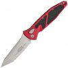 Microtech SOCOM ELITE AUTO T/E STONEWASH FULL SERRATE RED 161A-12RD
