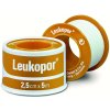 LEUKOPOR náplasť na cievke 2,5 cm x 5 m 1 ks