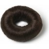 BraveHead Synthetic Hair Bun Brown L 8 cm