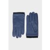 RUKAVICE GANT WOOL LINED LEATHER GLOVES CLASSIC BLUE