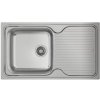 TEKA Classic 1B 1D Nerezový drez 860 x 500 mm Variant: Nerez MC 10119056