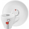 Ascaso šálka s podšálkou 90 ml, love (set 6 ks)